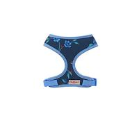 Kidston Small Dog Harness, No Pull Adjustable, Floral Print Breathable - Small Blue