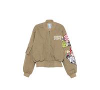 KidSuper patch pocket bomber jacket - Neutrals L-XL