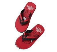 Kidsville Officia Spiderman Printed Flip-Flops For Kids Boys, Red, 13 Kids UK