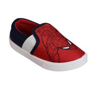 Kidsville Official Boys Spiderman Printed Red Canvas Slippers, red, 3 Jahre