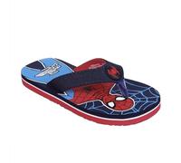 Kidsville Official Marvel Comics Spiderman Printed Navy Kids Boys Flip Flop | Soft, Non-slip, indoor, outdoor, house slipper, comfortable and durable shoes for kids, marine, 30 EU