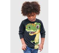 Kidsworld Curious Dino Long Sleeve Top Marine
