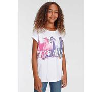 Kidsworld Horses Print Cotton T-Shirt White Print