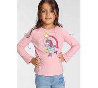 Kidsworld Unicorn Print Long Sleeve Jersey Top Pink Print