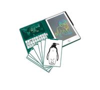 KIDYWOLF - KIDYDRAW Mini Animals of the World - Drawing Tablet 30 Layers | 8.2" LCD Display, 30 Reusable Layers, Lightweight, Portable Magic Slate and Easy to Erase