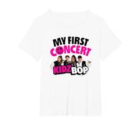 Kidz BOP - My First Concert Design T-Shirt, Women's Plus, White, 3X