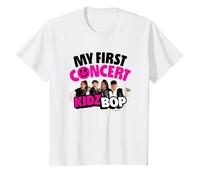 Kidz BOP - My First Concert Design T-Shirt, Youth, White, Small