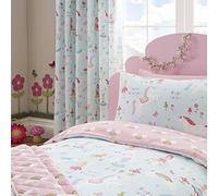 Kidz Club PMAGC4 Magical Unicorns Pencil Pleat Curtains Fully Lined, Blue,168 x 183 cm
