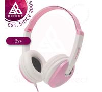 Groov-e Kidz DJ Style Headphone - Pink/White (GV590PW)