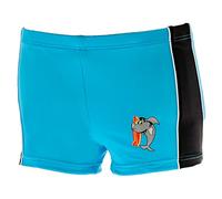 Kidz Swimmers Boys Swimming Trunks with Funky Surf Shark Logo - Kids Swim Shorts for Swim Classes & Holidays - Quick-Dry - Ages 8-9 Years - Comfortable Fit
