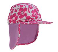 Kidz Swimmers Girls Pink & Purple Sun Protection Legionnaire Cap UPF 50+ S (3-6 Years)