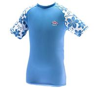 Kidz Swimmers Girls UV Sun Protection Rash Vest UPF 50+ Placid Blue (9-10 Years)