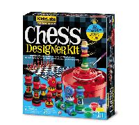 4m Kidz Labsgamemaker/wooden Chess Making Kit Labs Kit Red
