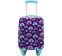 KidzPac Adventure Explorer: Whimsical Cabin Suitcase for Little Travelers (Rainbow)