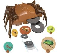 KidzRobotix Disc Launcher SpiderBot, Build and Launch Flying Discs, Ages 8+, 24.5 x 30.5 x 7.6 cm