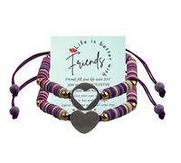 KIDZVEFUN Mother Daughter Bracelets, Matching Bracelets for Mommy Daughter Son Friend Ship Christmas Day Presents Touch Permanent Gift Mother's Day, One Size, Aluminum Polyester, no gemstone