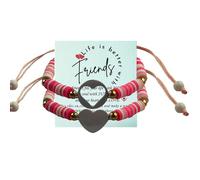 KIDZVEFUN Mother Daughter Bracelets, Matching Bracelets for Mommy Daughter Son Friend Ship Christmas Day Presents Touch Permanent Gift Mother's Day, One Size, Aluminum Polyester, no gemstone