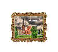 Kiel Germany Refrigerator Magnet 3D Travel Souvenir Fridge Decoration Magnetic Sticker Craft Collection