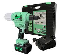 Kielder Cordless Riveter 18V Brushless Rivet Gun 1 x 5Ah Battery Charger & Case