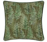 Kielder Forest Ferns Chenille Piped Polyester Filled Cushion Wylder Nature Multi 43cm x 43cm