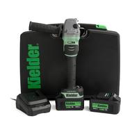 Kielder KWT-013-02 18V Brushless Cordless 115mm Angle Grinder Kit, 2 x 5.0Ah Li-ion TYPE18 Battery, Charger & Case