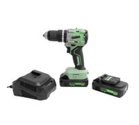 Kielder Kwt-020-02 Type18 18V 13mm 75Nm Ultra Compact Combi Drill + 2 X 2.0Ah Batteries + Charger + Belt Clip + Pro Carry Case