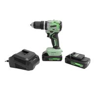 Kielder KWT-020-02 TYPE18 18v 13mm 75Nm Ultra Compact Combi Drill Kit, 2 x 2.0Ah Batteries, Charger, Belt Clip & Pro Carry Case