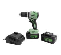 Kielder Kwt-020-03 Type18 18V 13mm 75Nm Ultra Compact Combi Drill + 2 X 4.0Ah Batteries + Charger + Belt Clip + Pro Carry Case