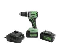 Kielder KWT-020-05 TYPE18 18v 13mm 75Nm Ultra Compact Combi Drill Kit, 2 x 5.0Ah Batteries, Charger, Belt Clip & Pro Carry Case