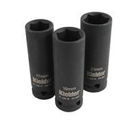 Kielder KWT-126-01 1/2" Deep Impact Socket Set (3pc - 17, 19 & 21mm)