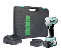 Kielder KWT-155 1/4” Drive 18V Brushless 220Nm Ultra Compact Impact Driver with 2 x 2.0Ah Batteries