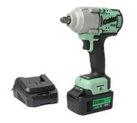 Kielder Kwt-180-83 18V Brushless Cordless 1/2" 850Nm Mid Torque Impact Wrench, 1 X 4.0Ah Type18 Li-Ion Battery And Charger