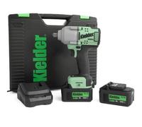 Kielder Type 18 Kielder KWT-180 1/2" Drive 18V Brushless Mid-Torque 720Nm Impact Wrench Kit with 2x 4Ah Batteries, 3x Impact Sockets & Charger