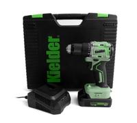 Kielder Type18 18V 13mm 75Nm Ultra Compact Drill Driver + 2Ah Battery + Charger + 4X Cobalt Drill Bits + Belt Clip + Carry Case