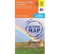 Explorer Active Ol42 Kielder Water & Forest Map With Digital Version - Orange, Orange One Size