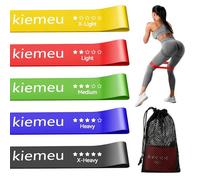Kiemeu Mini Loop Resistance Bands For Women, Rubber Exercise Bands Resistance For Legs And Glute, 6 cm Widened Version