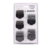 Kiepe - Clipper Attachment Comb Guard Set 5pcs 633, Professional Clipper Guard Combs, Hair Clipper Attachments for Barbers, Durable Haircutting Comb Set, Barber Tools for Precision Trimming