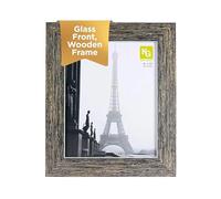 Kiera Grace Emery Resin Unique Farmhouse Picture Frame, 8" x 10", Weathered Grey