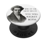 Kierkegaard Quote Do it or not Philosopher Meme PopSockets Adhesive PopGrip