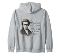Kierkegaard Quote Do it or not Philosopher Meme Zip Hoodie