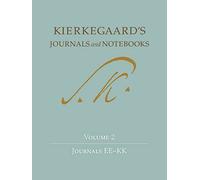 Kierkegaard`s Journals and Notebooks, Volume 2 - Journals EE-KK: 3