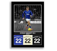 Kiernan Dewsbury-Hall Everton Signed Photo Poster Print Picture Display Framed Autograph Memorabilia Gift England (Black A3 Poster Only)
