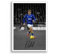 Kiernan Dewsbury-Hall Everton Signed Photo Poster Print Picture Display Framed Autograph Memorabilia Gift England (A3 Poster Only)