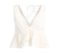 Kiersten, female, PINKO, Sleeveless Tops, White, S, Tops S