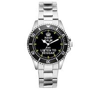 KIESENBERG Keep Calm and Listen to Reggae Watch -Men Watch Jewelry Bob Marley Gift Present for Men- Watch 2045