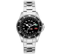KIESENBERG Men's Watch Gift for Alfa Romeo GTV Fans Cockpit Speedo Quartz Analog Wrist Watch 20822