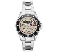 KIESENBERG Men's Watch Gift for BMW Isetta Fans Cockpit Speedo Quartz Analog Wrist Watch 20653