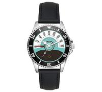 KIESENBERG Men's Watch Gift for Ford Mustang Vintage Fans Cockpit Speedo Quartz Analog Wrist Watch L-20764