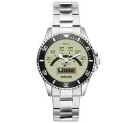 KIESENBERG Men's Watch Gift for Lambretta Fans Cockpit Speedo Quartz Analog Wrist Watch 20790