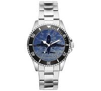 KIESENBERG Plane Jumbo Jet Gift Article Idea Fan Watch 20527